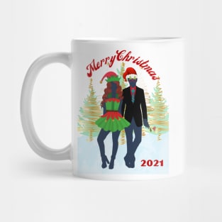 Mrs and Mr Merry Christmas, Christmas shirt elf, Christmas gifts, Christmas gifts for Women Mug